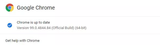 Chrome 99.0.4844.84 更新