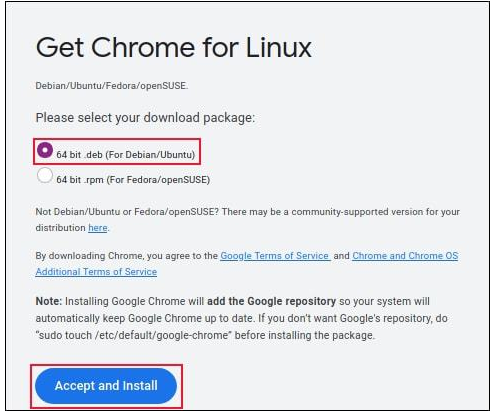 Ubuntu安装Google Chrome