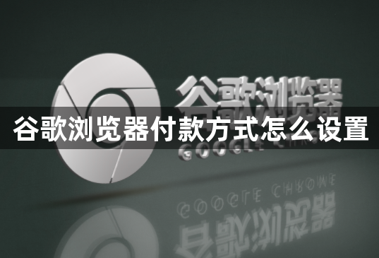 谷歌浏览器付款方式怎么设置