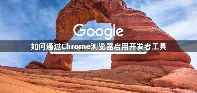 如何通过Chrome浏览器启用开发者工具1