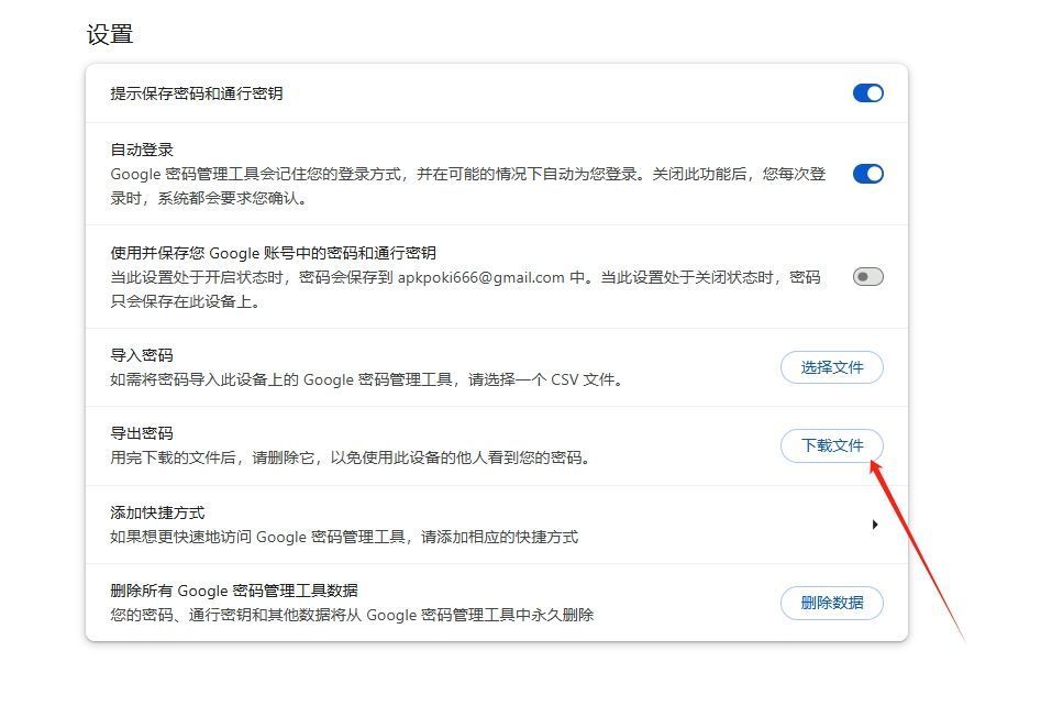 Chrome浏览器如何管理已保存的密码和账号信息6