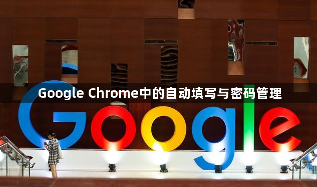 Google Chrome中的自动填写与密码管理1