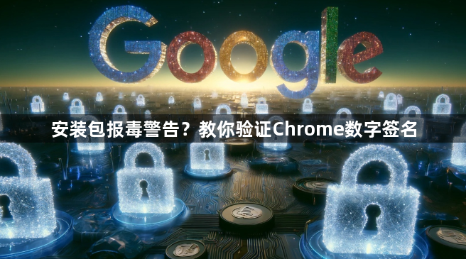 安装包报毒警告？教你验证Chrome数字签名1