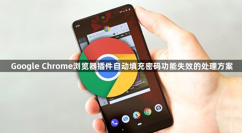 Google Chrome浏览器插件自动填充密码功能失效的处理方案1