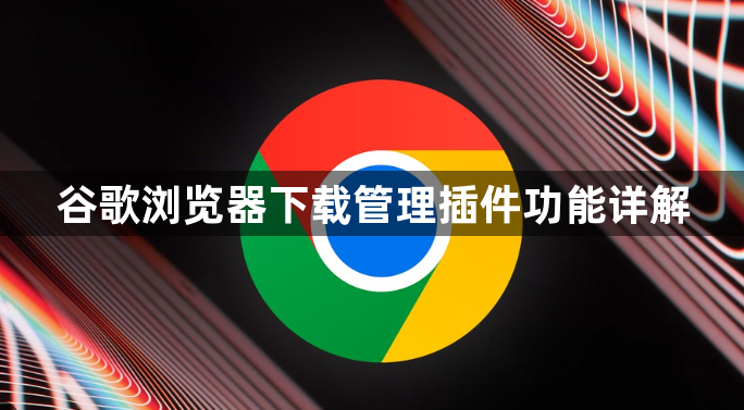 谷歌浏览器下载管理插件功能详解1