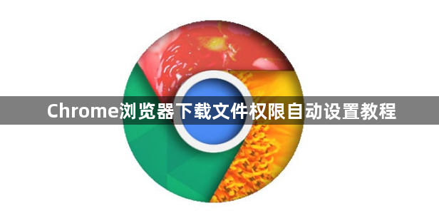 Chrome浏览器下载文件权限自动设置教程1