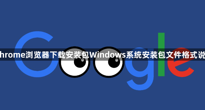 Chrome浏览器下载安装包Windows系统安装包文件格式说明1