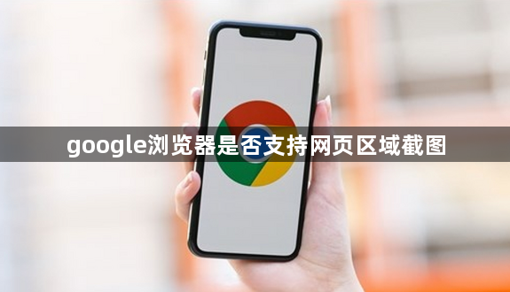 google浏览器是否支持网页区域截图1