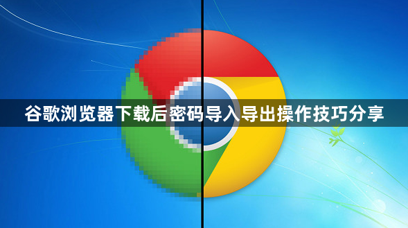 谷歌浏览器下载后密码导入导出操作技巧分享1