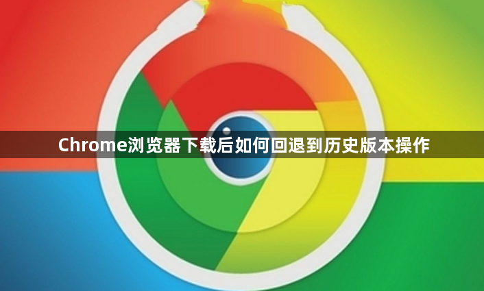 Chrome浏览器下载后如何回退到历史版本操作1