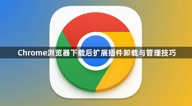 Chrome浏览器下载后扩展插件卸载与管理技巧1