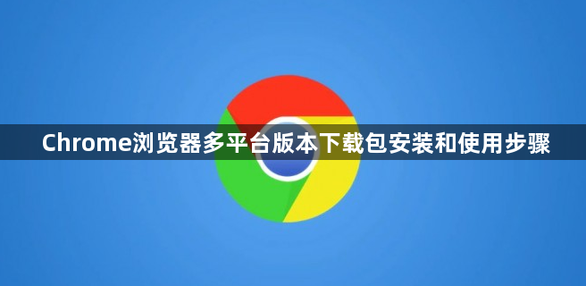 Chrome浏览器多平台版本下载包安装和使用步骤1