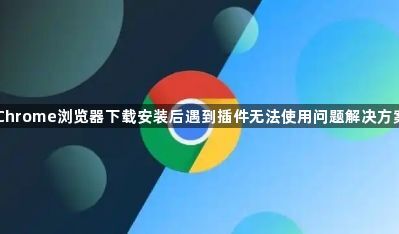 Chrome浏览器下载安装后遇到插件无法使用问题解决方案1