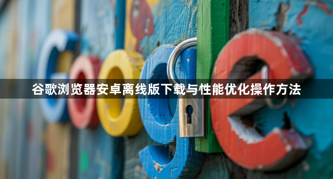 谷歌浏览器安卓离线版下载与性能优化操作方法1