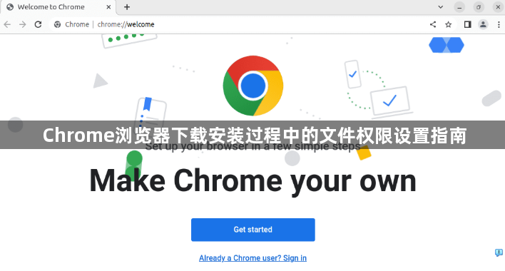 Chrome浏览器下载安装过程中的文件权限设置指南1