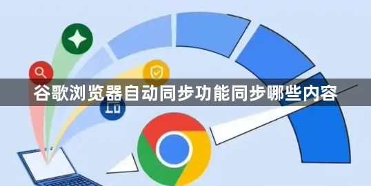谷歌浏览器自动同步功能同步哪些内容1
