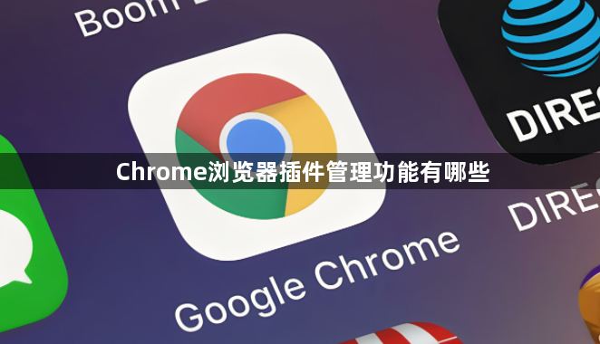 Chrome浏览器插件管理功能有哪些1