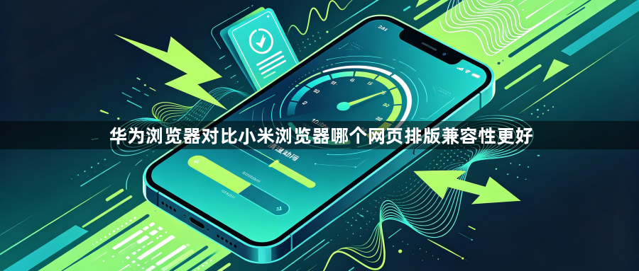 华为浏览器对比小米浏览器哪个网页排版兼容性更好1
