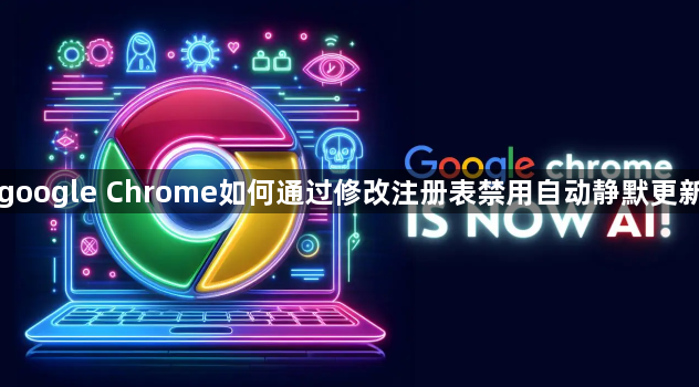 google Chrome如何通过修改注册表禁用自动静默更新1