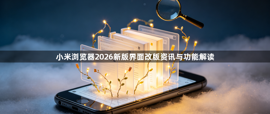 小米浏览器2026新版界面改版资讯与功能解读1