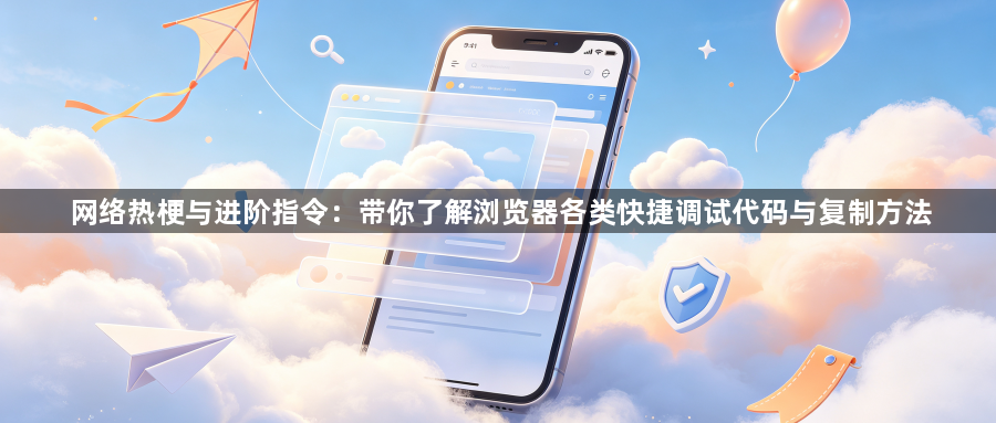 网络热梗与进阶指令:带你了解浏览器各类快捷调试代码与复制方法1