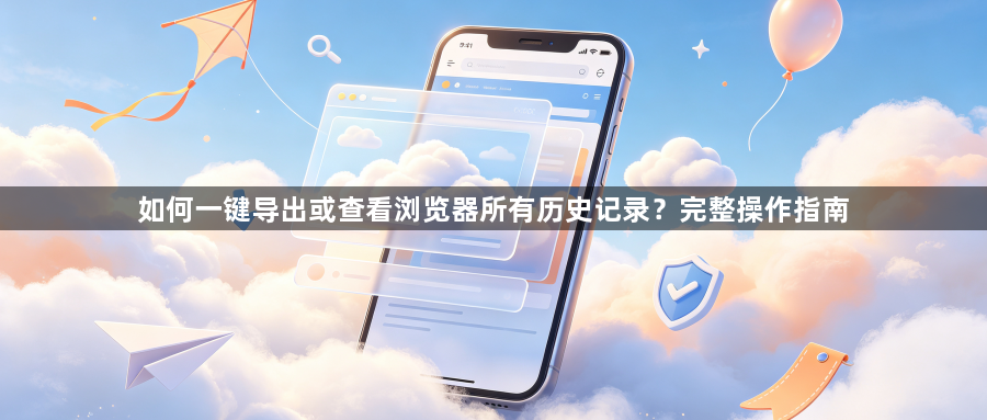 如何一键导出或查看浏览器所有历史记录?完整操作指南1
