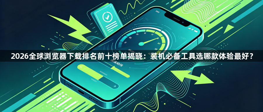 2026全球浏览器下载排名前十榜单揭晓:装机必备工具选哪款体验最好?1