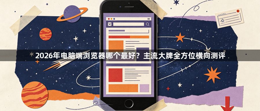 2026年电脑端浏览器哪个最好?主流大牌全方位横向测评1