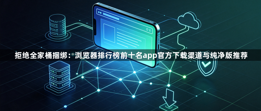 拒绝全家桶捆绑:浏览器排行榜前十名app官方下载渠道与纯净版推荐1