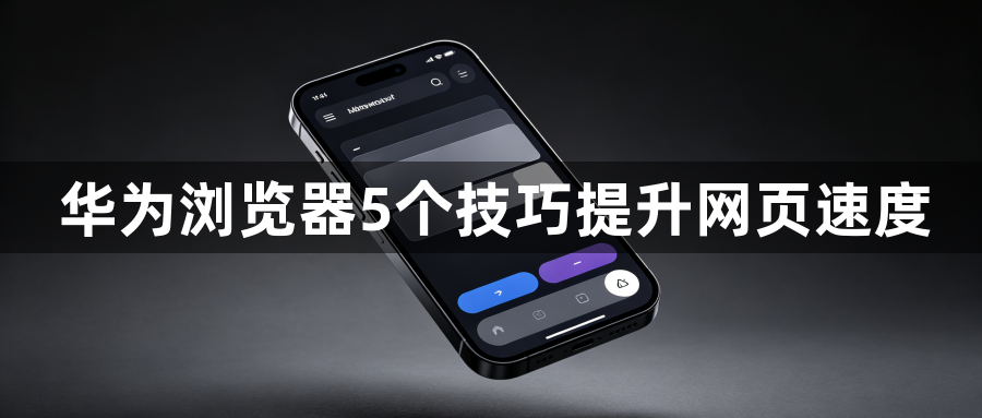 华为浏览器5个技巧提升网页速度1