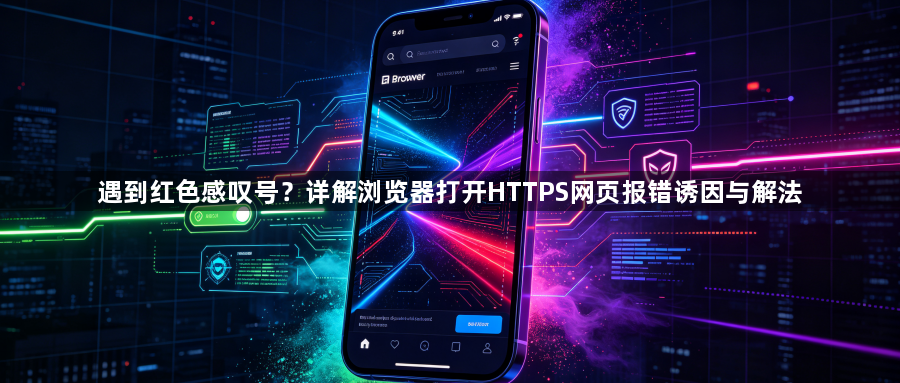 遇到红色感叹号?详解浏览器打开HTTPS网页报错诱因与解法1