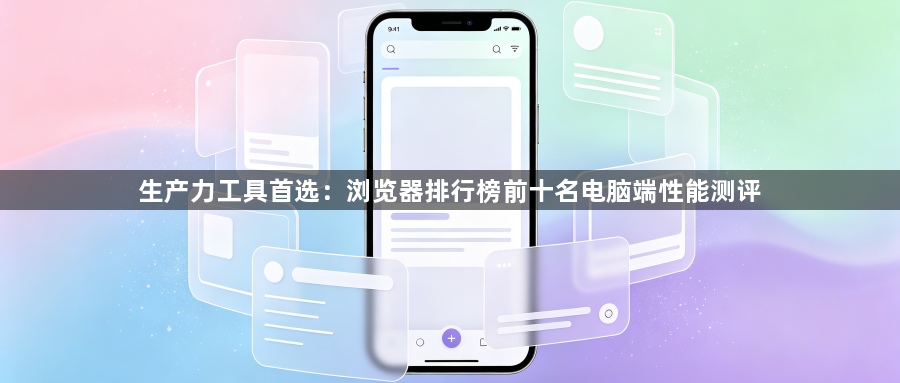 生产力工具首选:浏览器排行榜前十名电脑端性能测评1