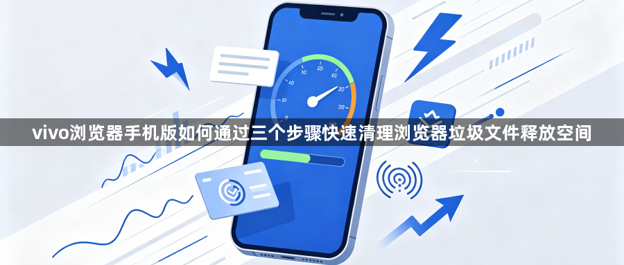 vivo浏览器手机版如何通过三个步骤快速清理浏览器垃圾文件释放空间1