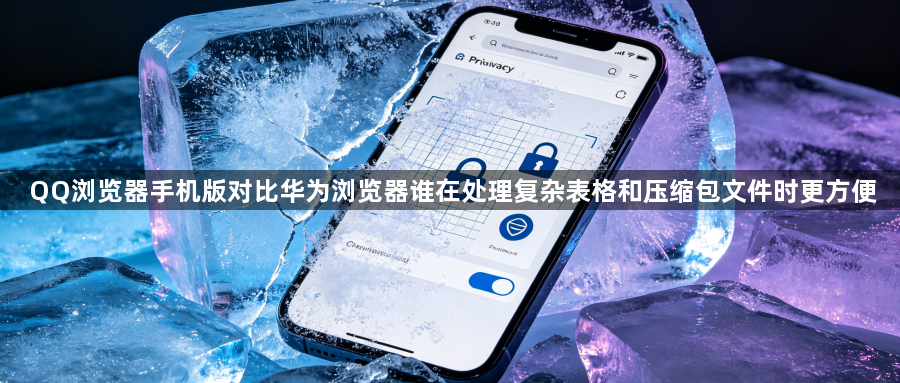 QQ浏览器手机版对比华为浏览器谁在处理复杂表格和压缩包文件时更方便1
