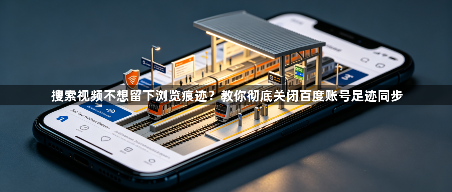 搜索视频不想留下浏览痕迹?教你彻底关闭百度账号足迹同步1