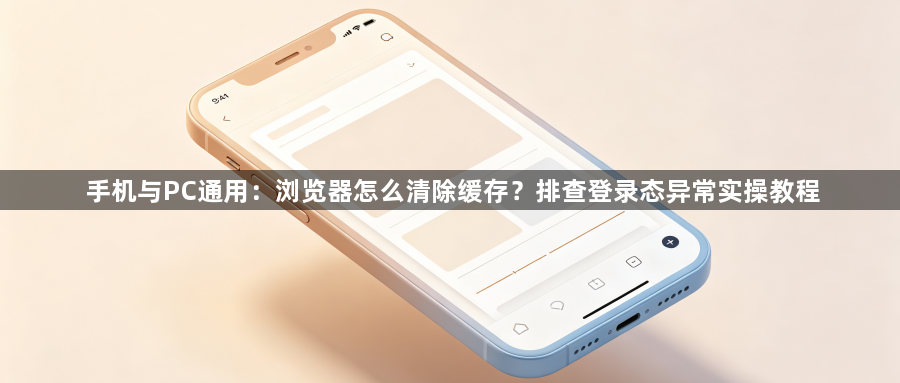 手机与PC通用:浏览器怎么清除缓存?排查登录态异常实操教程1